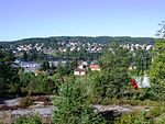 View over Bengtsfors Sweden